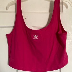 Brand New XL-XXL pink adidas sports crop top